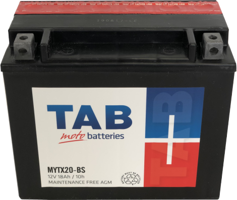 Motociklu akumulators TAB AGM YTX20BS 18AH 12V A